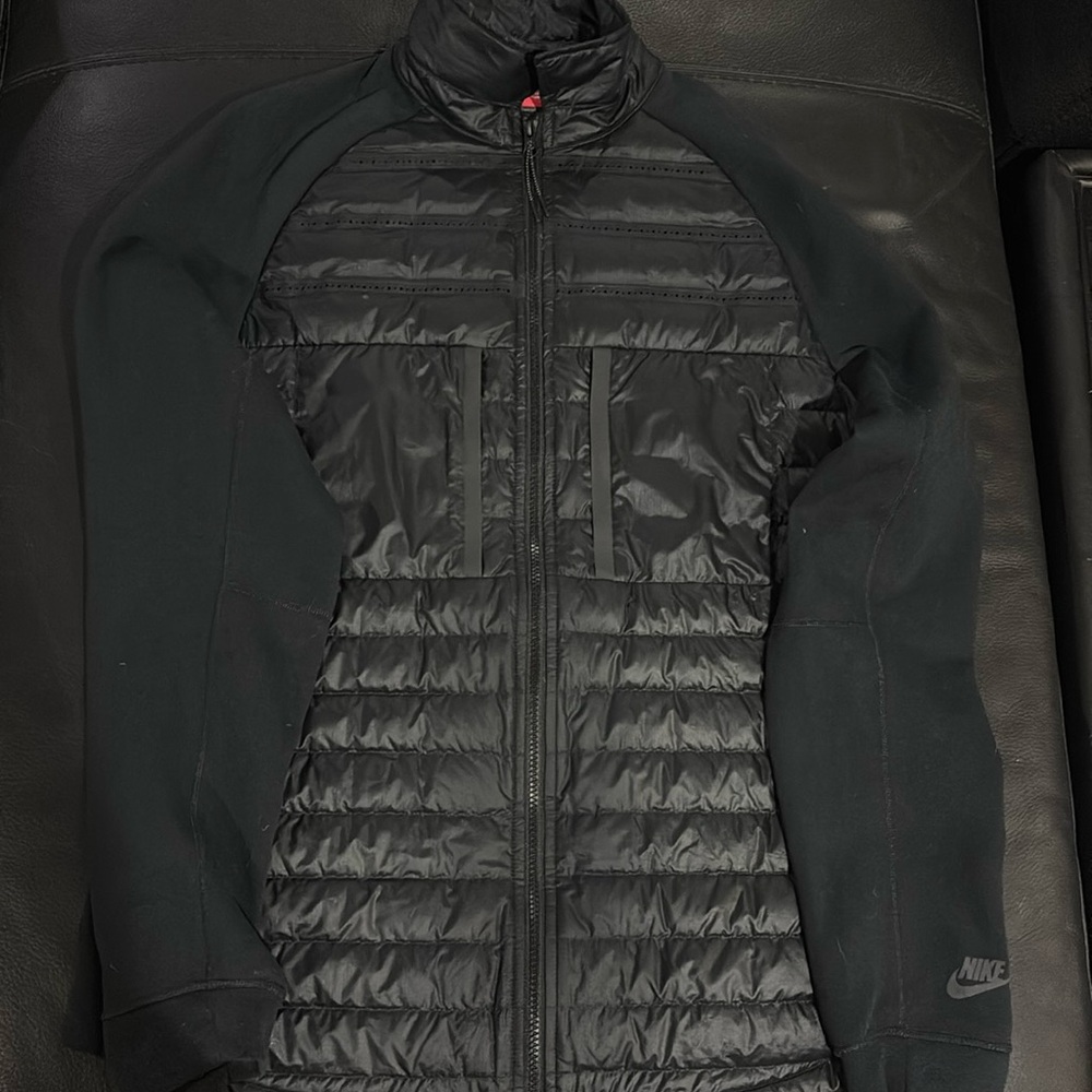 Nike Tech FLEECE Aeroloft Black Down 800 Fill Jacket Men M